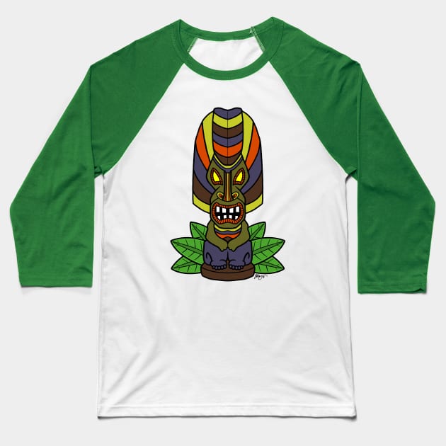 The Great Tiki Baseball T-Shirt by fakelarry